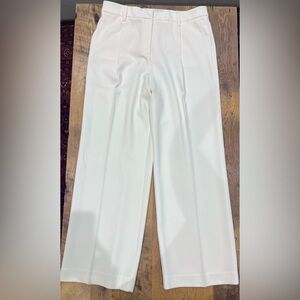 Reformation Cream Wide Leg Pants NWOT